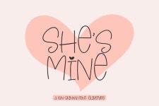 Shes Mine | dafont.com