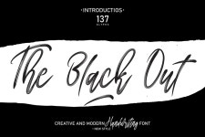 The Black Out | dafont.com