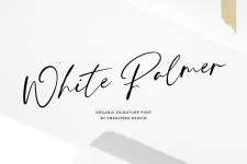 White Palmer Font | dafont.com