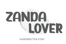 Zanda Lover | dafont.com