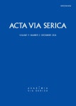 Acta Via Serica Vol.9 No.2 - 계명대학교 실크로드연구원 논문 : 학술저널 - DBpia