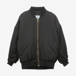 DEADSTOCK [THE VIRGNIA] 더 버지니아 울 블랜드 항공 자켓 Black / size women F