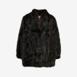 모피노스 | DEADSTOCK [MALVOISIC] 밍크 퍼 모피 코트 Multi / size women F
