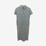 DEADSTOCK [UES] 유이에스 데님 코튼 블랜드 반팔 원피스 Multi / size women S