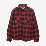 DEADSTOCK [RESTORATION]  아크릴 후리스 안감 체크 셔츠 Multi / size men M