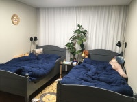 아이들 독립하면서 블라인드 떼고 커튼으로 꾸며 주었어요. 수면을 위해 화이트 암마커 | 일상을 스타일링하다, 데코뷰 일상을 스타일링하다, 데코뷰