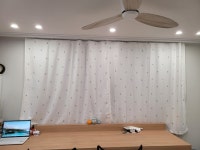 핀꽂이 커튼을 선호해서 레일로 선택 튼튼하고 좋네요 | 일상을 스타일링하다, 데코뷰 일상을 스타일링하다, 데코뷰
