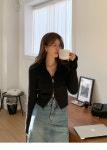 디프니 모바우투웨이크롭니트집업 모바우투웨이크롭니트집업