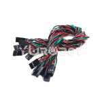 대한민국 전자부품 1등 쇼핑몰 디바이스마트 아두이노 점퍼케이블 3P F/F 25cm 그린 (10개)