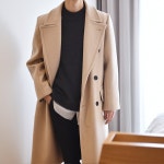 ★ BY DJ2 GENTLEMENS STYLE ★ 카멜 오버핏 롱 코트*