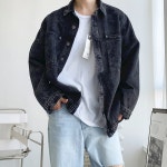 ★ BY DJ2 GENTLEMENS STYLE ★ 10604O 오버핏 데님 셔츠자켓