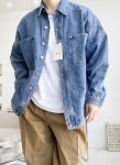 ★ BY DJ2 GENTLEMENS STYLE ★ 10604O 오버핏 데님 셔츠자켓