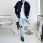 ★ BY DJ2 GENTLEMENS STYLE ★ 10604O 오버핏 데님 셔츠자켓
