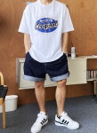 ★ BY DJ2 GENTLEMENS STYLE ★ 10632P 버뮤다 데님 팬츠