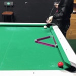 당구 묘기...
