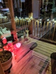 여우 모양 조명을 보고 놀러 온 여우.jpg - DogDrip.Net 개드립