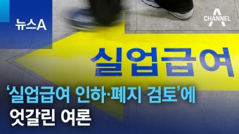 ‘실업급여 인하·폐지 검토’에 팽팽한 엇갈린 여론..과반이상인 민주당이 반대하면 실현되기 어려워 - DogDrip.Net 개드립