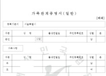 고아나 사망시 가족관계 증명서 - DogDrip.Net 개드립