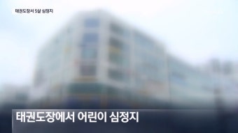 태권도장서 5살 심정지… 관장 “장난이었다” - DogDrip.Net 개드립