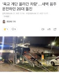 육교를 건너려던 대구의 SUV차량 - DogDrip.Net 개드립
