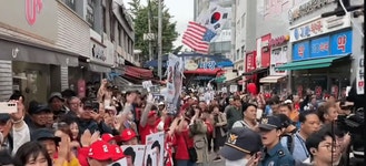 김문수 강서 화곡시장 유세현장 - DogDrip.Net 개드립