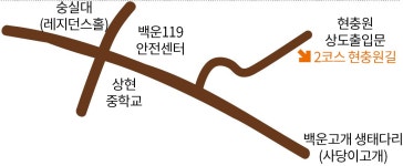 [2코스] 현충원길 < 충효길코스 < 동작테마여행 < 문화/관광/체육 < 분야별정보 < 포털사이트