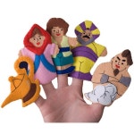 미숙아&영유아를 위한 쇼핑몰 이른둥이 [매직캐슬] 손가락인형-알라딘(융판겸용)