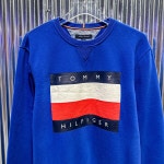 타미힐피거 프린팅 맨투맨 (국내 L) CM466 | 닥터빈티지