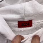 424 올드스쿨 레터링 후드티 (국내 XL) J765 - 닥터빈티지