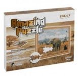 D-어메이징 5D 입체퍼즐-아프리카 코끼리 - 레드포인트