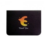 [디자인소품] 너울나비-미니카드 Thank You - 레드포인트
