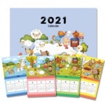 [만들기대장]2021년 동화이야기 숨은그림찾기 달력만들기 - 레드포인트