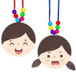 안녕미술아 나의 감정표현 목걸이(4인용) - 레드포인트