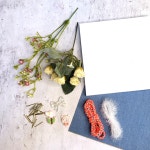 홈메디 플라워 아트액자 만들기 - 레드포인트