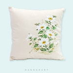 천아트 데이지 쿠션커버 | 레드포인트