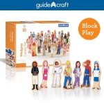 학습교구 가이드크래프트 웨지목재인형 세계의직업인 30 - 레드포인트