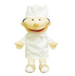 [청양토이] 손인형 통통이 구연 직업구성-요리사 | 레드포인트