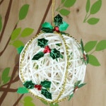 [만들기공예] 탑키드 크리스마스 화이트 볼 리스(10set) | 레드포인트