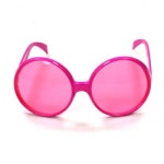 [파티용품] 탑키드 땡글땡글안경 - 레드포인트