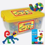 지니맥 창의블록 에듀펀블록 522pcs+가이드북 1권 - 레드포인트