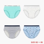 (1+1패키지특가)모이모이깜피 유니프랜드 미니카런닝(3매입)+삼각(4매입)- 이랜드몰