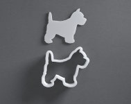 West Highland White Terrier Cookie Cutter From Mini to Large - Etsy West Highland White Terrier Cookie Cutter  From Mini to Large... 