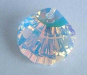SWAROVSKI 6723 SHELL Crystal AB Pendant Sparkle - Etsy