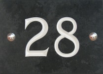 Engraved Slate House Number - Etsy