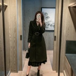 패션풀 원라운드 벨트 롱 코트(TIME SALE 20%)