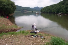 문화낚시 > 비개인주말 아산방면 저수지 담수는..... : 낚시사랑