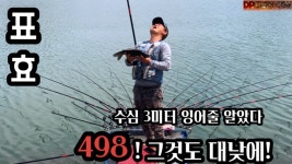 대포붕어Tv > 소리한번 질러도 되겠지요~/ 3미터 수심에 498 랜딩 이렇게 오래한적 낚시하면서 첨이다!! : 낚시사랑