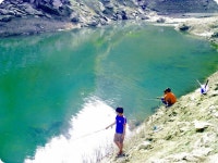 늪골조사 민물낚시 노지조행기 > 나홀로 낚시. (소양호 오항리 뱃터의 가을) : 낚시사랑