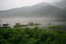 나들이 민물낚시 노지조행기 > 우중속 춘천호 세월낚시터에서 : 낚시사랑