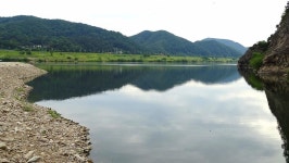 낙하산 > 낙하산의 낚시여행...(다시 찾아간 섬강에 있는 물골자리) : 낚시사랑